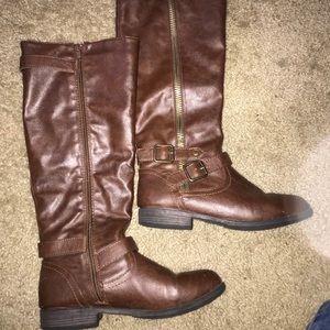 Long Brown Boots